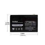GREENTECH RBC1290 BATTERY FOR CYBERPOWER AVRG900U CP1000PFCLCD CP825LCD LE1000DG 12V 9AH F2