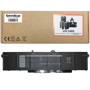 GREENTECH 9JRV0 BATTERY FOR DELL LATITUDE 5521 5531 PRECISION 3561 3571 ALIENWARE M17 R5 97WHR 53XP7 05RGW