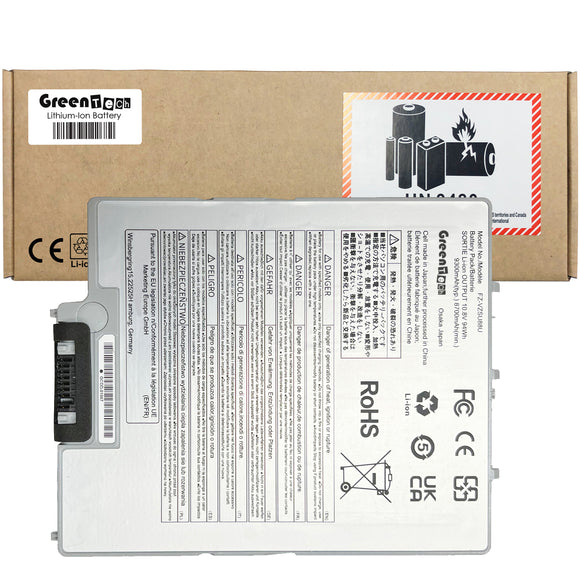 GREENTECH FZ-VZSU88U BATTERY FOR PANASONIC TOUGHPAD FZ-G1 10.8V 94WHR EXTENDED