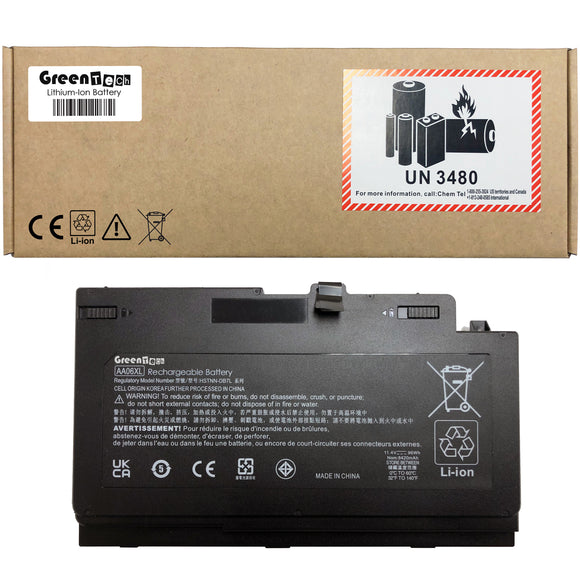 GREENTECH AA06XL 852711-850 BATTERY FOR HP ZBOOK 17 G3 G4 96WR HSTNN-DB7L