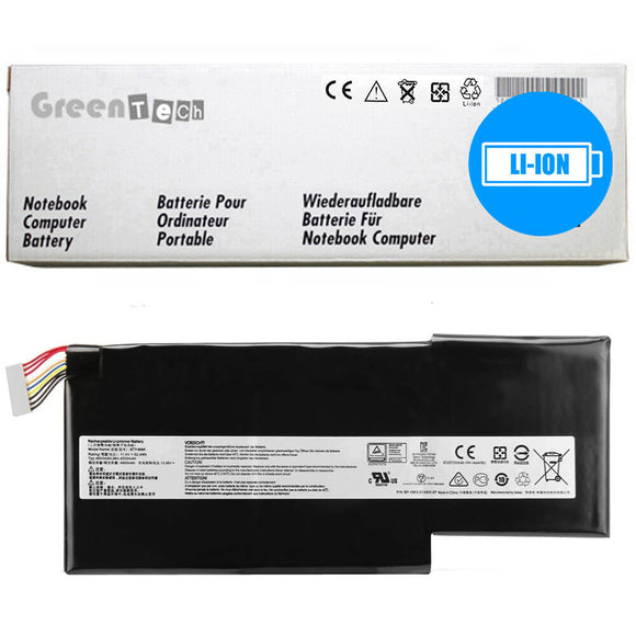 GREENTECH BTY-M6K BATTERY FOR MSI GF63 GF75 THIN GS73VR GS73 11.4V 52.4WHR MS-17B4