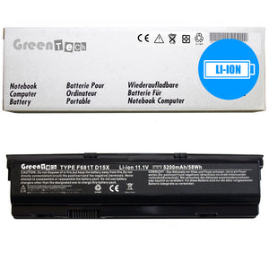 GREENTECH F681T BATTERY FOR ALIENWARE M15X M15X R1 P08G 11.1V 58WHR T780R W3VX3