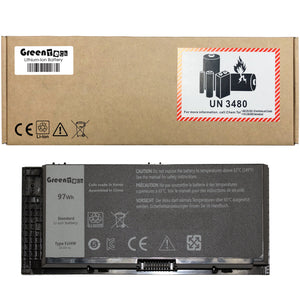 GREENTECH FJJ4W 451-BBFD BATTERY FOR DELL PRECISION M4600 M4700 M4800 M6600 M6700 M6800 97WHR FV993 312-1354 451-BBGO