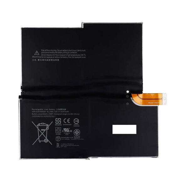 REPLACEMENT G3HTA005H G3HTA009H BATTERY FOR MICROSOFT SURFACE PRO 3 1631 42.2WHR