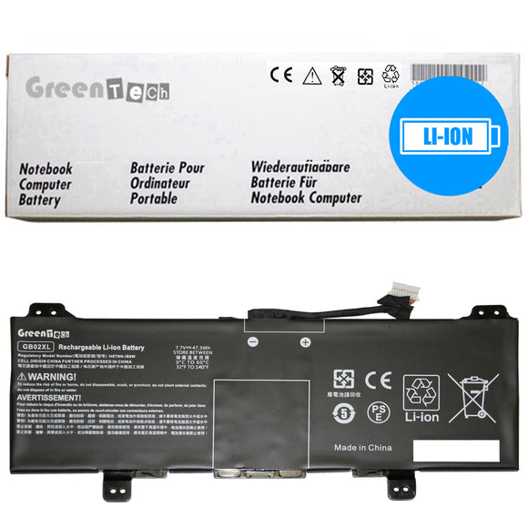 GREENTECH GB02XL L42583-002 BATTERY FOR HP CHROMEBOOK 11 G6 EE 11 G7 EE 14-DB 14B-CA 47.3WHR L42583-005 L42550-2C1 GB02047XL-PL