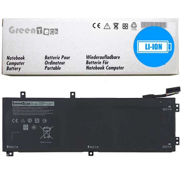 GREENTECH H5H20 BATTERY FOR DELL XPS 9560 XPS 9570 PRECISION 5520 PRECISION 5530 11.4V 56WHR 5D91C CP6DF