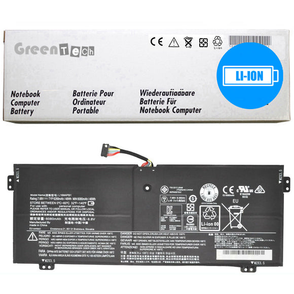 GREENTECH L16L4PB1 BATTERY FOR LENOVO YOGA 720-13IKB YOGA 730-13IKB 48WHR L16C4PB1 L16M4PB1 5B10M52740 5B10M52739 5B10M52738