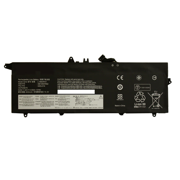 REPLACEMENT L18L3PD1 SB10K97652 BATTERY FOR LENOVO THINKPAD T14S T490S T495S 57WHR L18M3PD1 02DL013 02DL015 02DL016 5B10W13909 5B10W13911