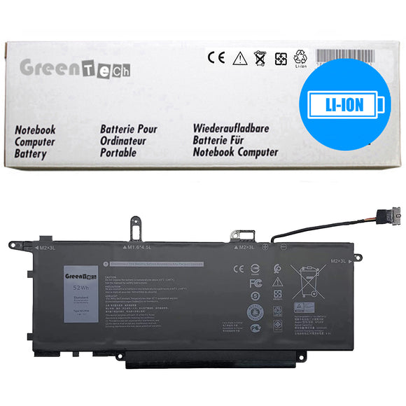 GREENTECH NF2MW BATTERY FOR DELL LATITUDE 7400 2-IN-1 LATITUDE 9410 2-IN-1 52WHR 85XM8 41M98