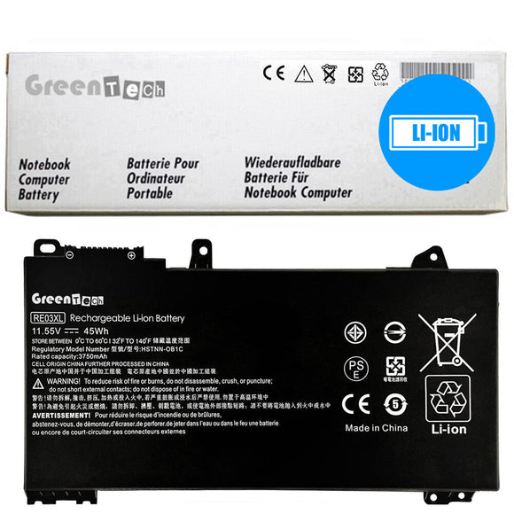 GREENTECH RE03XL L32656-002 BATTERY HP PROBOOK 430 G6 430 G7 440 G6 445 G6 440 G7 450 G6 450 G7 45WHR L32656-005