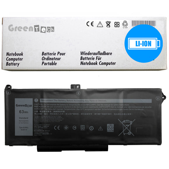 GREENTECH RJ40G BATTERY FOR DELL PRECISION 3560 LATITUDE 5420 5520 M033W 75X16