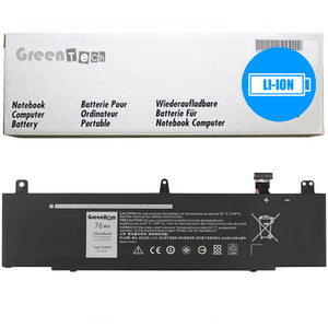 GREENTECH TDW5P BATTERY FOR ALIENWARE 13 R3 ALW13C 15.2V 76WHR V9XD7 4RRR3