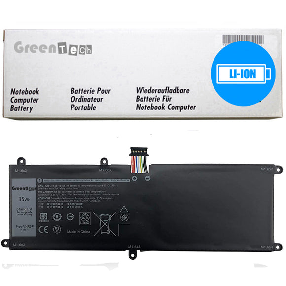 GREENTECH VHR5P BATTERY FOR DELL LATITUDE 11 5175 5179 TABLET 7.6V 35WHR XRHWG RFH3V