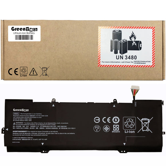 GREENTECH YB06XL 928372-856 BATTERY FOR HP SPECTRE X360 15-CH 84WHR HSTNN-DB8H 926372-855 926427-271 926427-272