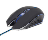 GEMBIRD GAMING MOUSE 6 BUTTON BLUE WIRED OPTICAL ADJUSTABLE MOUSE 2400 DPI